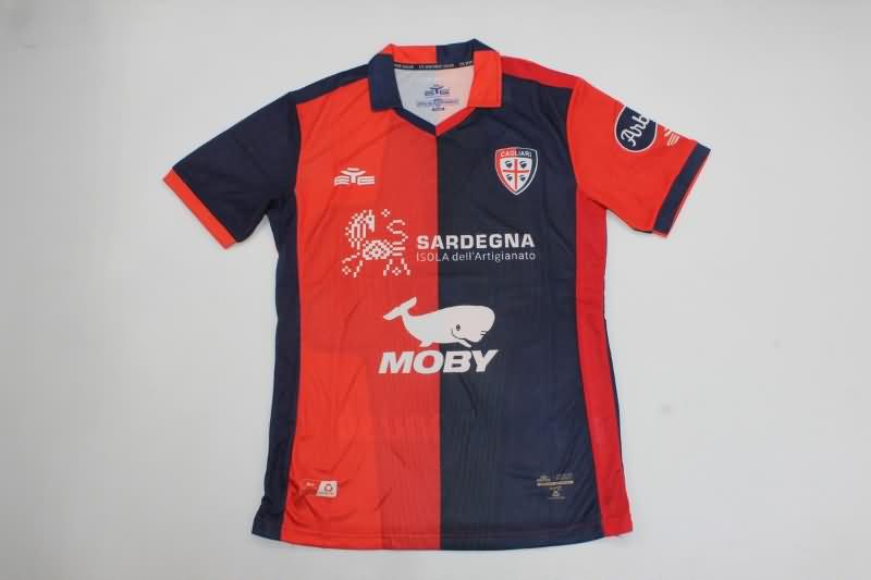 Thailand Quality(AAA) 23/24 Cagliari Home Soccer Jersey