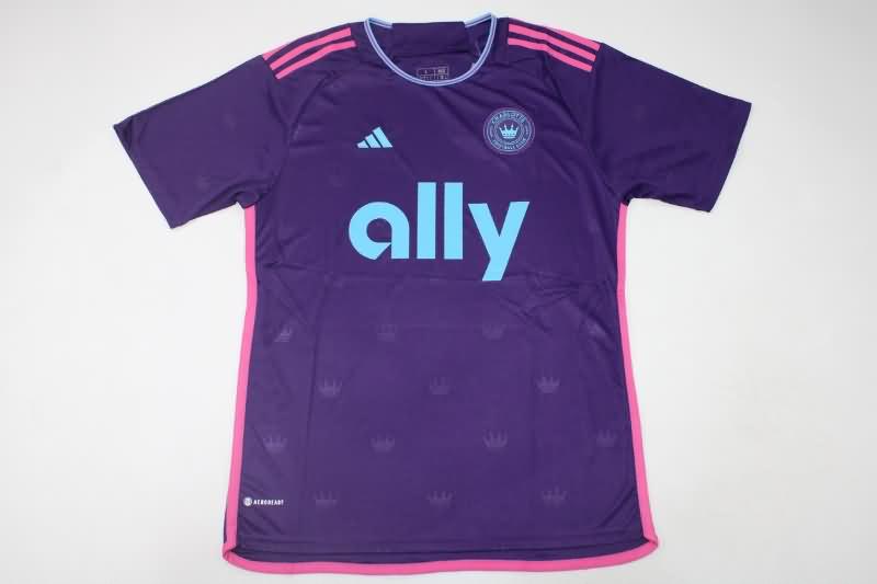 Thailand Quality(AAA) 2023 Charlotte Away Soccer Jersey