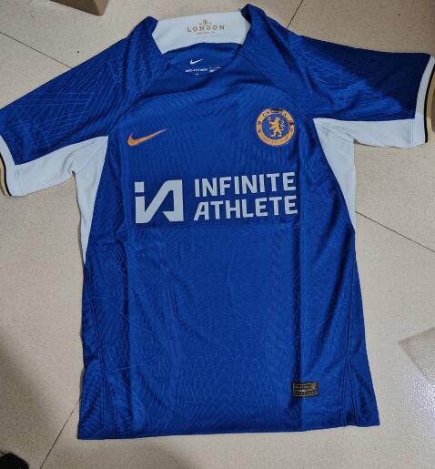 Thailand Quality(AAA) 23/24 Chelsea Home Soccer Jersey(Player)
