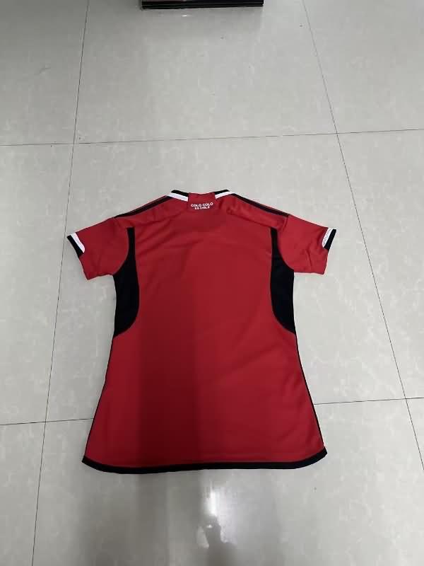 Thailand Quality(AAA) 2023 Colo Colo Red Women Soccer Jersey