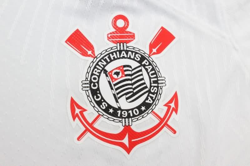 Thailand Quality(AAA) 2023 Corinthians Home Soccer Jersey (Player)
