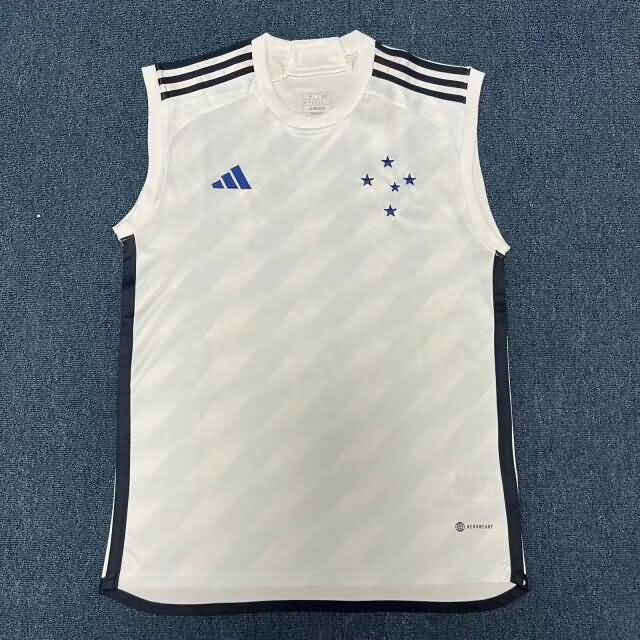 Thailand Quality(AAA) 2023 Cruzeiro Training Vest Soccer Jersey