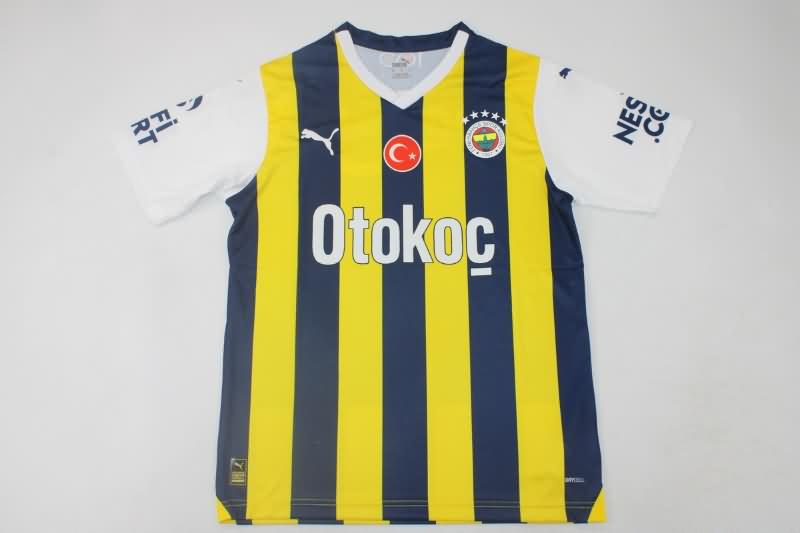 Thailand Quality(AAA) 23/24 Fenerbahce Home Soccer Jersey