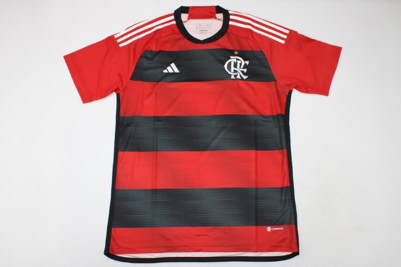 Thailand Quality(AAA) 2023 Flamengo Home Soccer Jersey