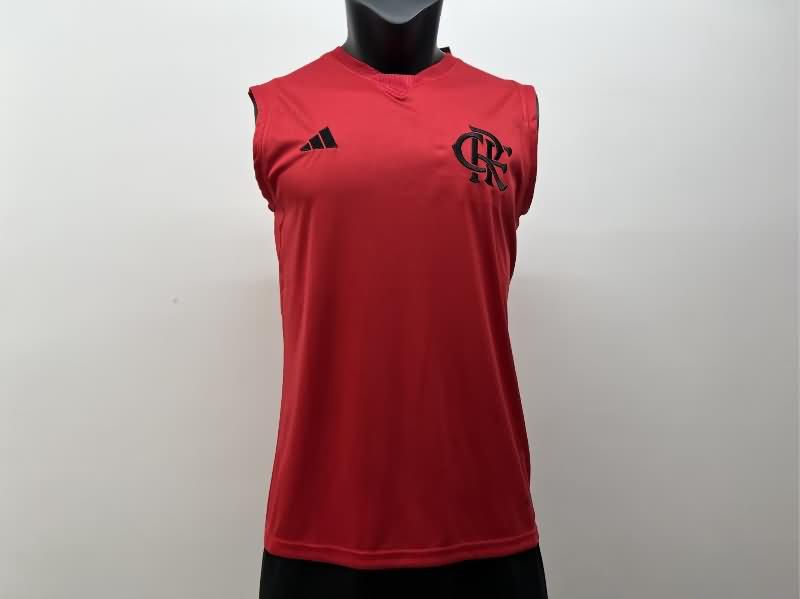 Thailand Quality(AAA) 2023 Flamengo Red Vest Soccer Jersey