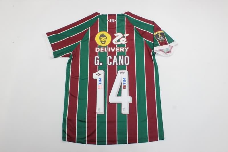 Thailand Quality(AAA) 2023 Fluminense Home Final Soccer Jersey Sponsor