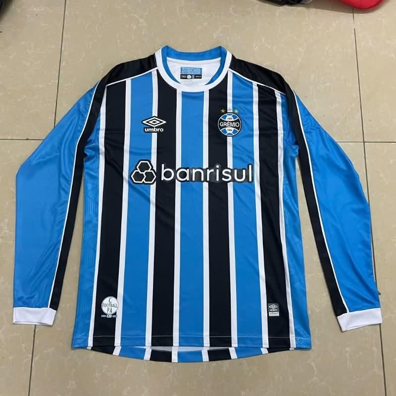Thailand Quality(AAA) 2023 Gremio Home Long Sleeve Soccer Jersey