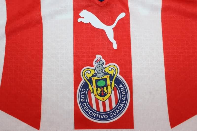 Thailand Quality(AAA) 23/24 Guadalajara Home Soccer Jersey (Player)