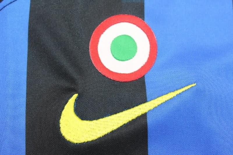 Thailand Quality(AAA) 23/24 Inter Milan Home Long Sleeve Soccer Jersey