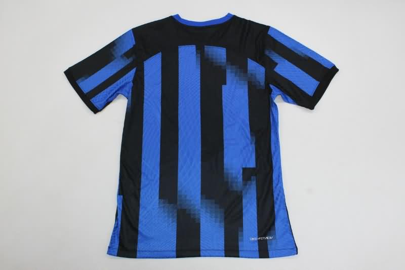 Thailand Quality(AAA) 23/24 Inter Milan Home Soccer Jersey Sponsor