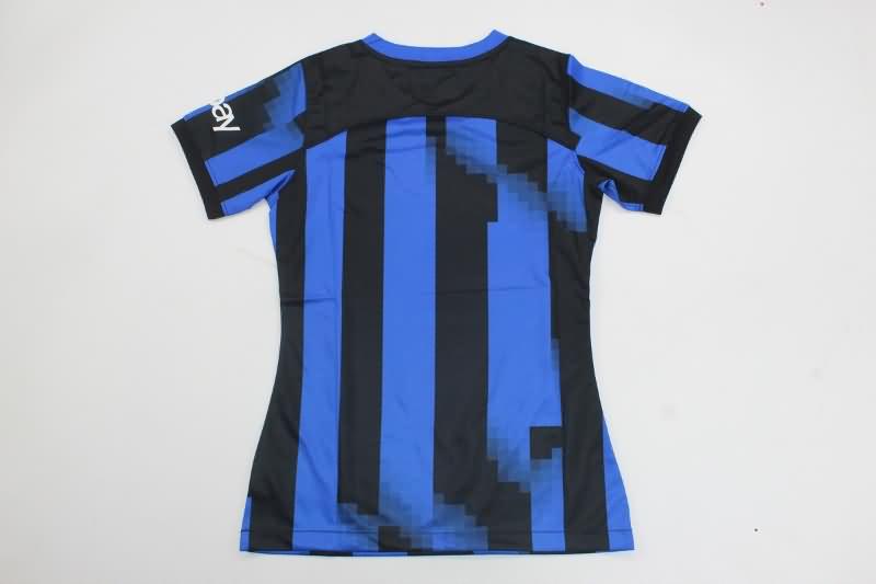 Thailand Quality(AAA) 23/24 Inter Milan Home Woman Soccer Jersey