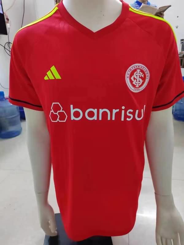 Thailand Quality(AAA) 2023 Sport Club Internacional Goalkeeper Red Soccer Jersey