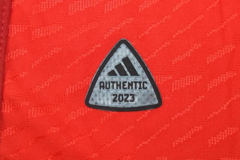Thailand Quality(AAA) 2023 Sport Club Internacional Home Soccer Jersey (Player)