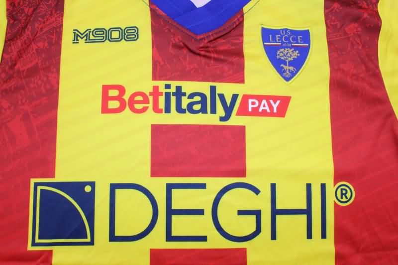 Thailand Quality(AAA) 23/24 Lecce Home Soccer Jersey