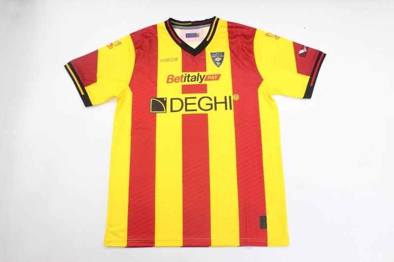 Thailand Quality(AAA) 23/24 Lecce Home Soccer Jersey (Player)