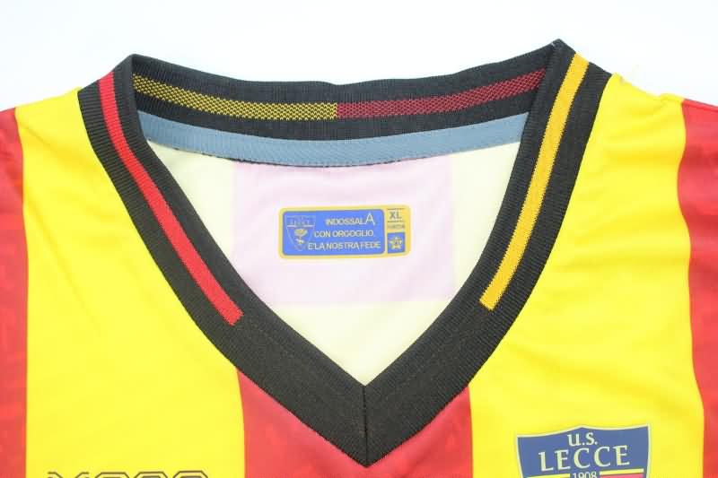 Thailand Quality(AAA) 23/24 Lecce Home Soccer Jersey (Player)