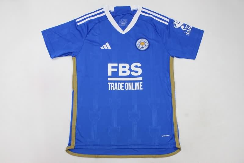 Thailand Quality(AAA) 23/24 Leicester City Home Soccer Jersey