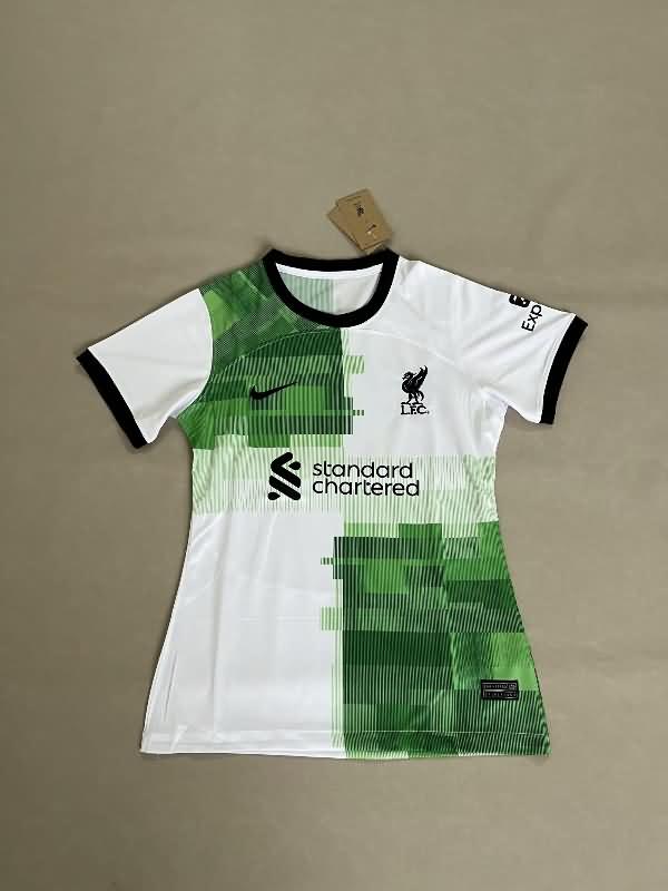 Thailand Quality(AAA) 23/24 Liverpool Away Women Soccer Jersey Leaked