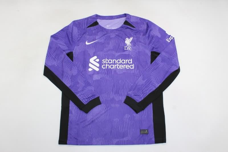 Thailand Quality(AAA) 23/24 Liverpool Third Long Sleeve Soccer Jersey
