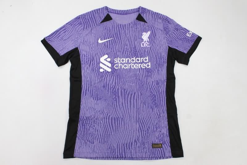 Thailand Quality(AAA) 23/24 Liverpool Third Soccer Jersey (Player)