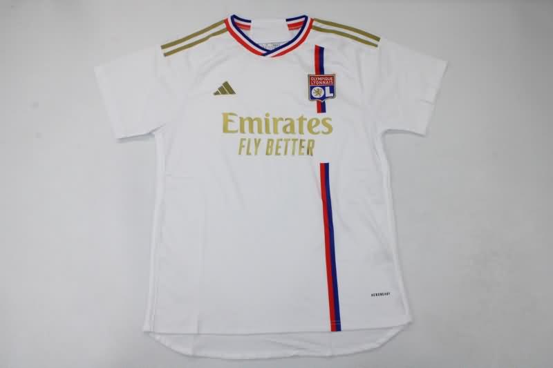 Thailand Quality(AAA) 23/24 Lyon Home Soccer Jersey