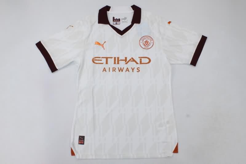 Thailand Quality(AAA) 23/24 Manchester City Away Soccer Jersey (Player)