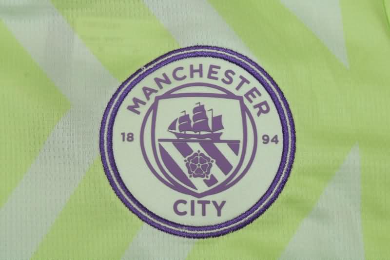 Thailand Quality(AAA) 23/24 Manchester City Goalkeeper Green Soccer Jersey