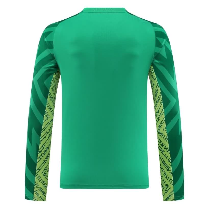 Thailand Quality(AAA) 23/24 Manchester City Goalkeeper Green Long Sleeve Soccer Jersey 02