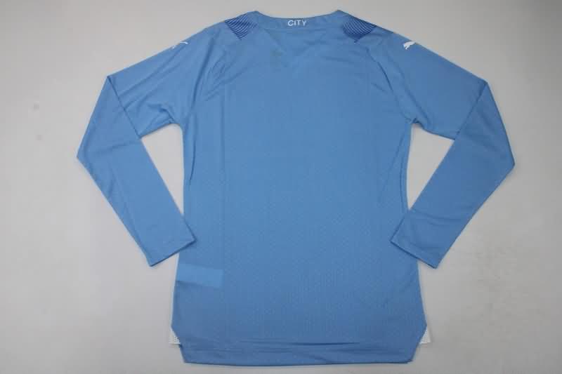 Thailand Quality(AAA) 23/24 Manchester City Home Long Sleeve Soccer Jersey