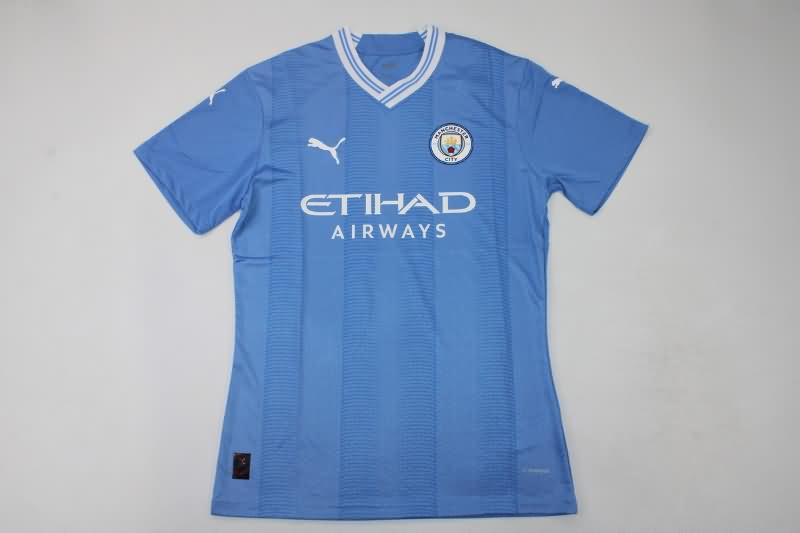 Thailand Quality(AAA) 23/24 Manchester City Home Soccer Jersey (Player)