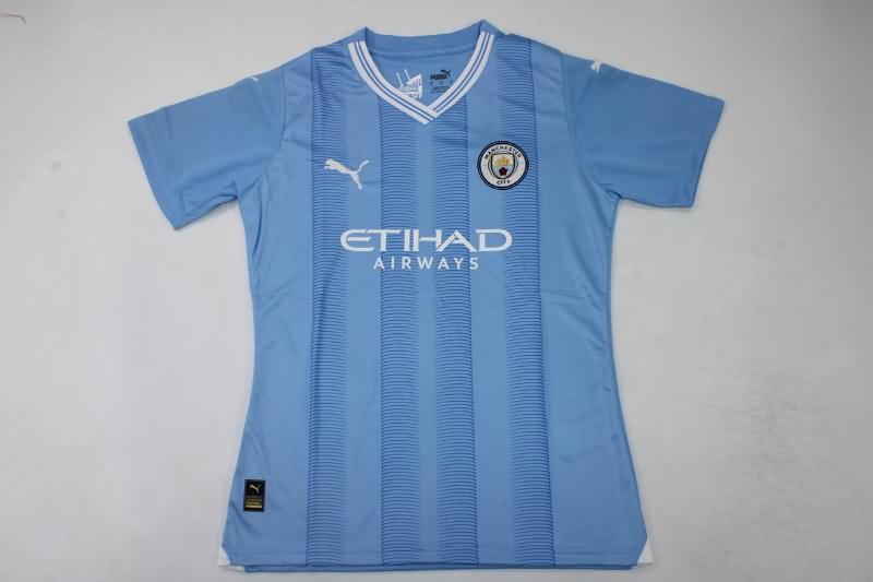 Thailand Quality(AAA) 23/24 Manchester City Home Women Soccer Jersey