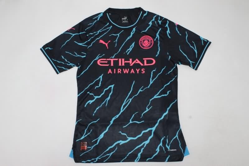Thailand Quality(AAA) 23/24 Manchester City Third Soccer Jersey (Player)