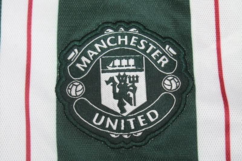 Thailand Quality(AAA) 23/24 Manchester United Away Soccer Jersey