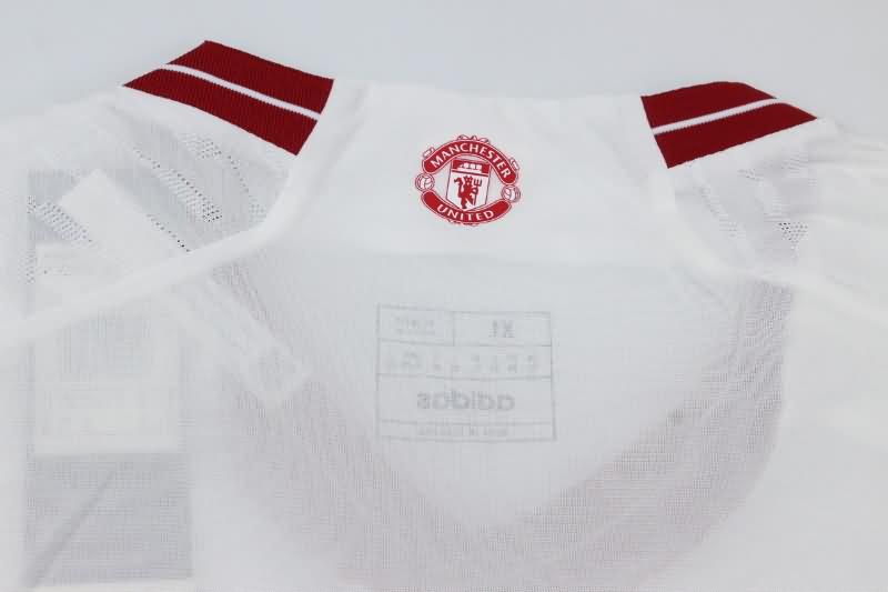 Thailand Quality(AAA) 23/24 Manchester United Third Long Sleeve Soccer Jersey (Player)