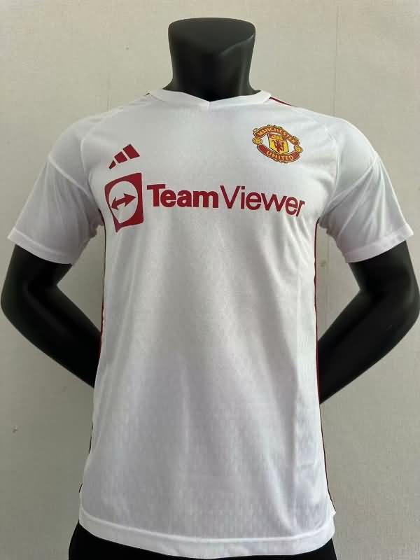 Thailand Quality(AAA) 23/24 Manchester United Training Soccer Jersey (Player) 02