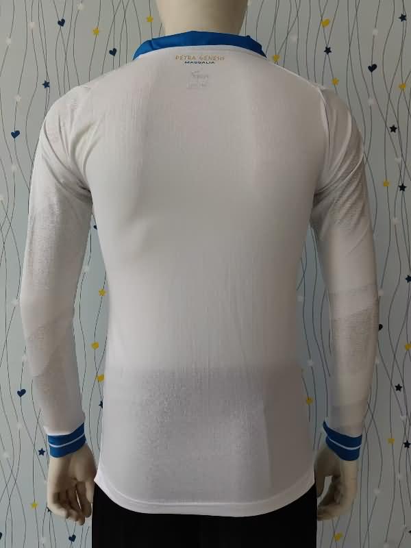 Thailand Quality(AAA) 23/24 Marseilles Home Long Sleeve Soccer Jersey (Player)