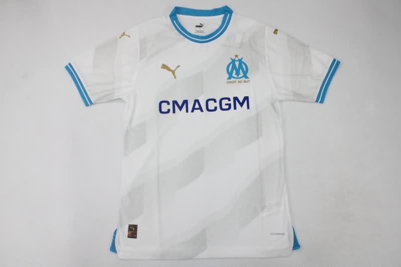 Thailand Quality(AAA) 23/24 Marseilles Home Soccer Jersey (Player)