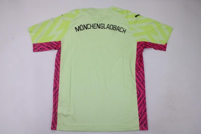 Thailand Quality(AAA) 23/24 Monchengladbach Goalkeeper Green Soccer Jersey