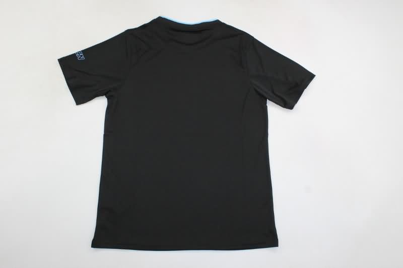 Thailand Quality(AAA) 23/24 Napoli Black Soccer Shirts