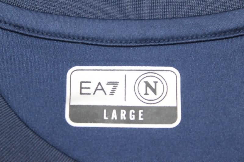Thailand Quality(AAA) 23/24 Napoli Dark Blue Soccer Shirts