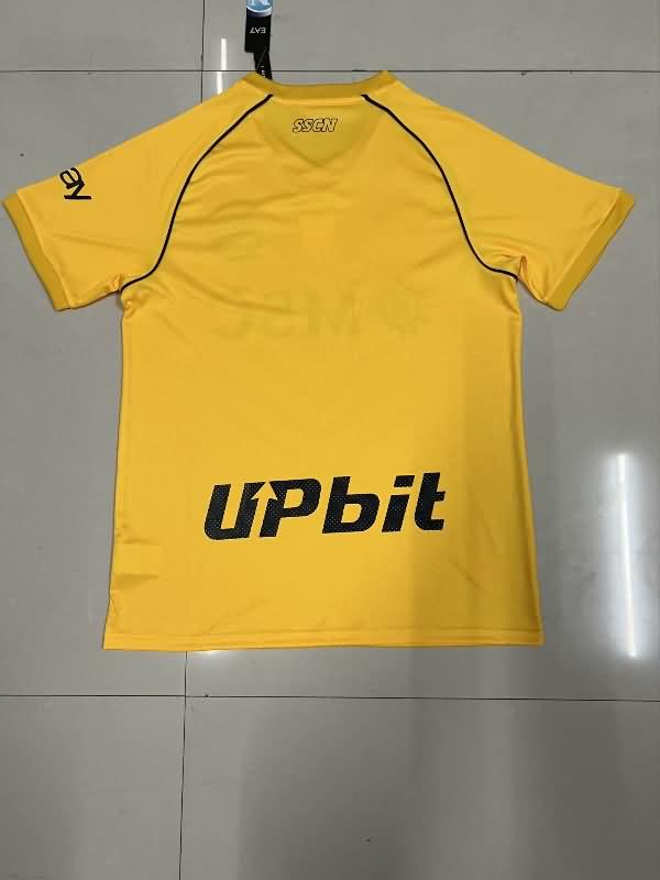 Thailand Quality(AAA) 23/24 Napoli Goalkeeper Yellow Soccer Jersey