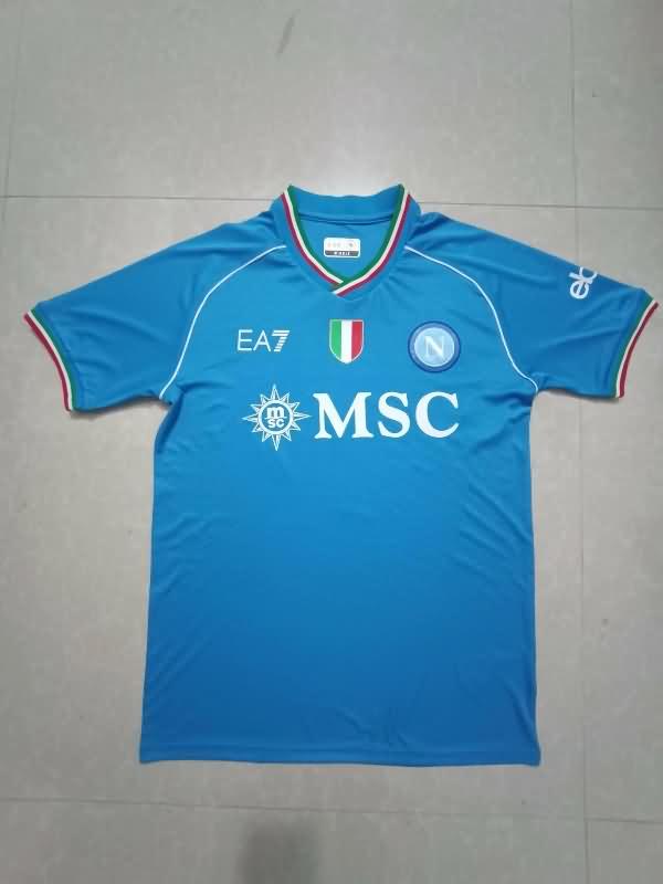 Thailand Quality(AAA) 23/24 Napoli Home UCL Soccer Jersey