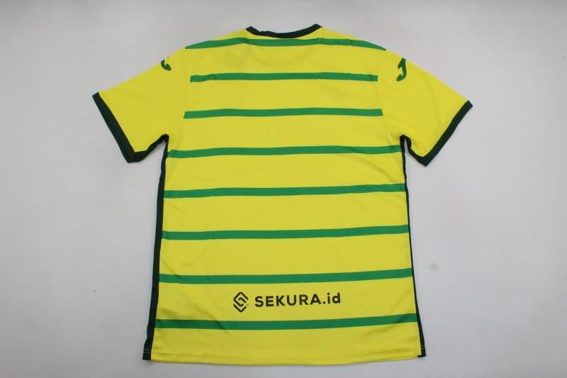 Thailand Quality(AAA) 23/24 Norwich Home Soccer Jersey