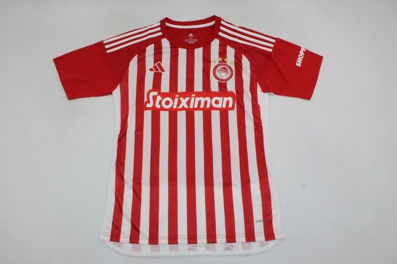 Thailand Quality(AAA) 23/24 Olympiacos Home Soccer Jersey