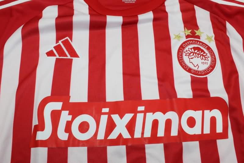 Thailand Quality(AAA) 23/24 Olympiacos Home Soccer Jersey