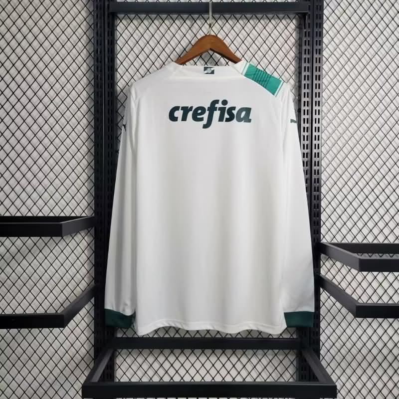 Thailand Quality(AAA) 2023 Palmeiras Away Long Sleeve Soccer Jersey