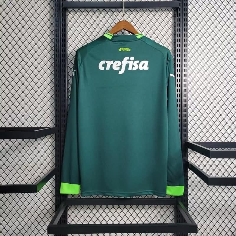 Thailand Quality(AAA) 2023 Palmeiras Home Long Sleeve Soccer Jersey