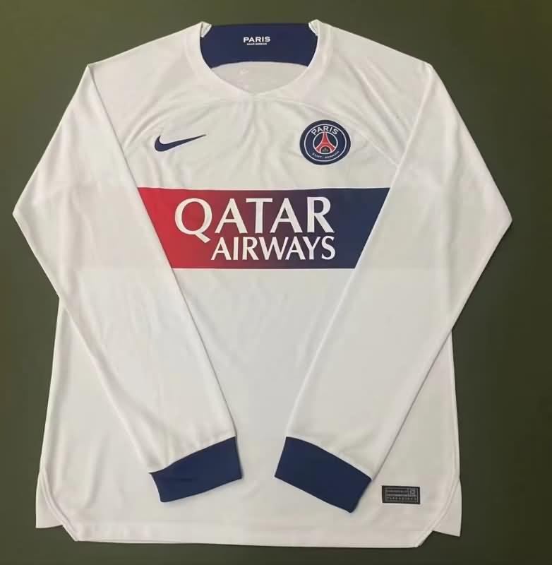 Thailand Quality(AAA) 23/24 Paris St Germain Away Long Sleeve Soccer Jersey