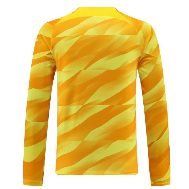 Thailand Quality(AAA) 23/24 Paris St Germain Goalkeeper Yellow Long Soccer Jersey