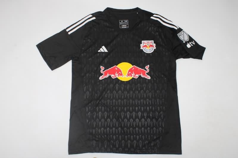 Thailand Quality(AAA) 2023 RB New York Black Soccer Jersey